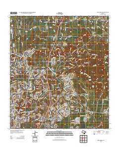 Bulverde 2013 topographic map thumbnail