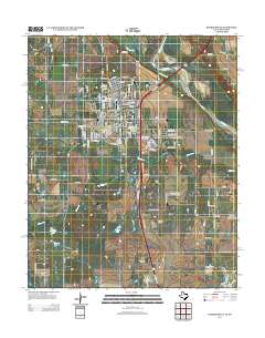 Burkburnett 2012 topographic map thumbnail