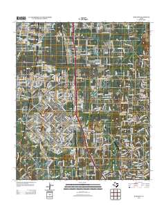 Burleson 2012 topographic map thumbnail