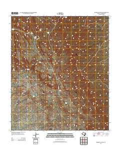 Burro Canyon 2013 topographic map thumbnail