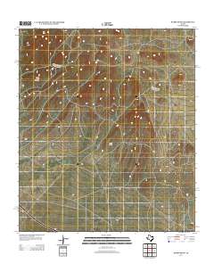 Burro Draw 2012 topographic map thumbnail