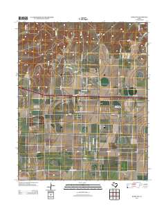 Bushland 2012 topographic map thumbnail