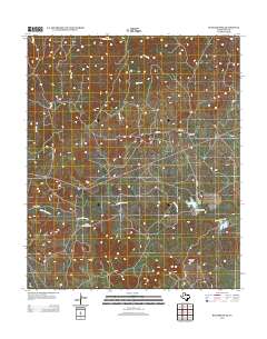 Buzzard Peak 2012 topographic map thumbnail