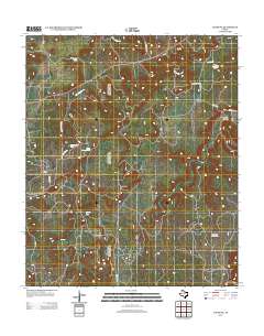 Caddo NE 2012 topographic map thumbnail