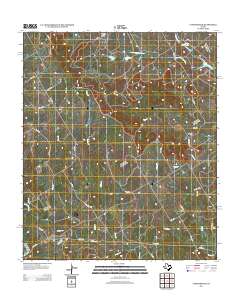 Camp Branch 2013 topographic map thumbnail