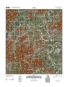 Camp Wood 2013 topographic map thumbnail