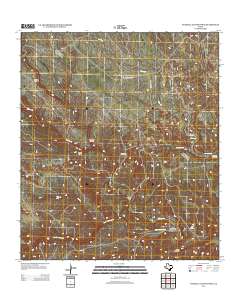 Candilla Canyon West 2013 topographic map thumbnail