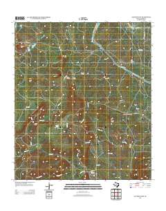 Cap Mountain 2012 topographic map thumbnail