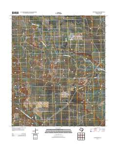 Cap Rock SE 2012 topographic map thumbnail