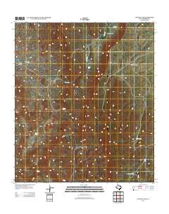 Capote Falls 2012 topographic map thumbnail