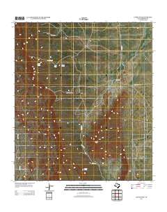 Capote Peak 2012 topographic map thumbnail
