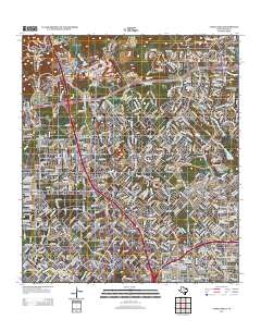 Castle Hills 2013 topographic map thumbnail