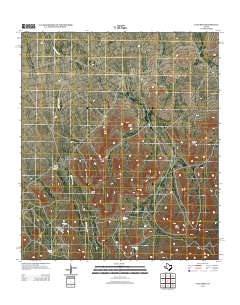 Cave Mesa 2012 topographic map thumbnail