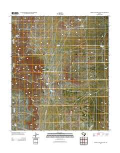 Cerro Alto Mountain 2013 topographic map thumbnail