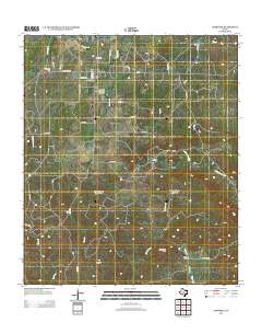Cherokee 2012 topographic map thumbnail