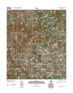 China Springs 2012 topographic map thumbnail