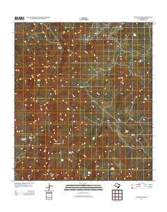 Chinati Peak 2012 topographic map thumbnail