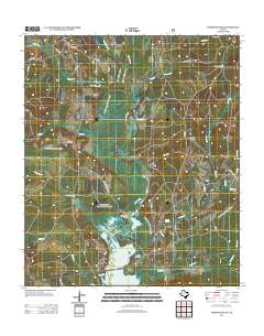 Chireno South 2013 topographic map thumbnail