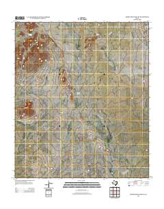 Chispa Mountain NE 2012 topographic map thumbnail