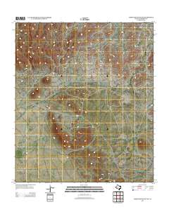 Chispa Mountain NW 2012 topographic map thumbnail