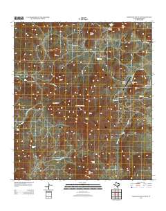 Christmas Mountains 2012 topographic map thumbnail