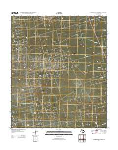 Clabber Hill Ranch 2012 topographic map thumbnail