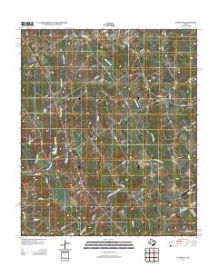 Clairette 2012 topographic map thumbnail