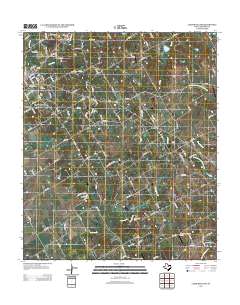 Cleburne East 2012 topographic map thumbnail