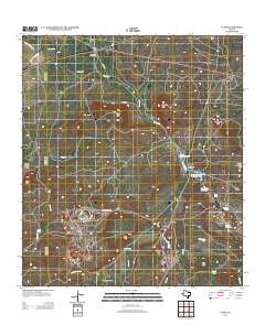 Cline 2012 topographic map thumbnail