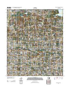 Colleyville 2012 topographic map thumbnail