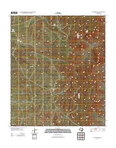 Collier Mesa 2013 topographic map thumbnail