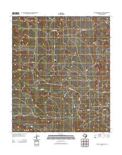 Collins Creek SW 2012 topographic map thumbnail