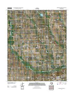Commerce North 2013 topographic map thumbnail