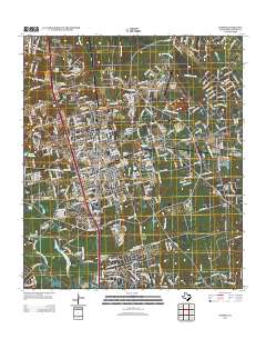 Conroe 2013 topographic map thumbnail