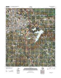 Corsicana 2012 topographic map thumbnail