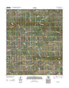 Coryell 2012 topographic map thumbnail
