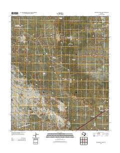 Cowden Place 2012 topographic map thumbnail