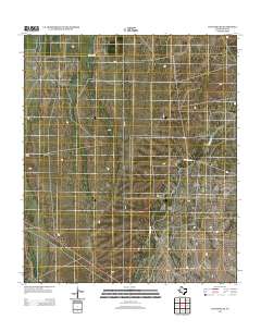 Coyanosa SE 2012 topographic map thumbnail