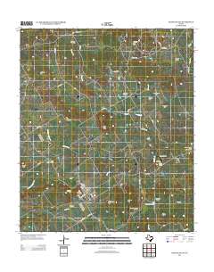 Cranfills Gap 2012 topographic map thumbnail