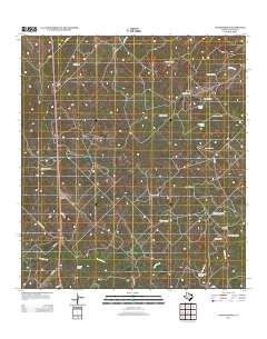 Crater Ridge 2012 topographic map thumbnail