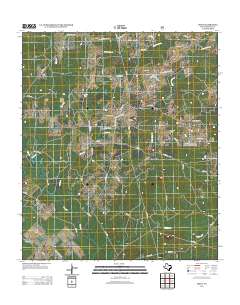 Crecy 2013 topographic map thumbnail
