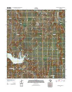 Crooked Creek 2012 topographic map thumbnail