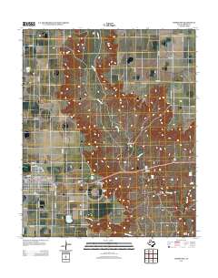 Crosbyton 2012 topographic map thumbnail