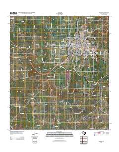 Cuero 2013 topographic map thumbnail