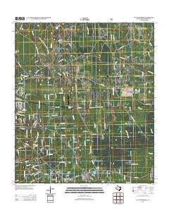 Cut And Shoot 2013 topographic map thumbnail