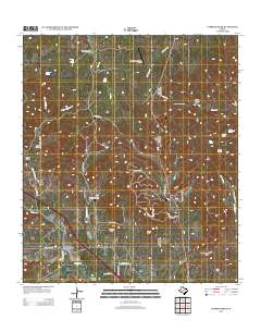 Cypress Creek 2012 topographic map thumbnail
