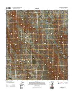 Dagger Flat 2012 topographic map thumbnail