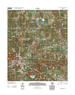 Daingerfield 2013 topographic map thumbnail