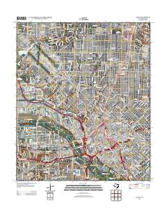 Dallas 2012 topographic map thumbnail
