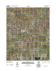 Darrouzett 2012 topographic map thumbnail